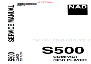 NAD-S500-cd-sm 维修电路原理图.pdf