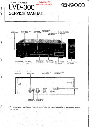 Kenwood-LVD300-cd-sm 维修电路原理图.pdf