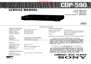 Sony-CDP590-cd-sm 维修电路原理图.pdf