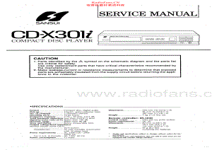 Sansui-CDX301i-cd-sm 维修电路原理图.pdf