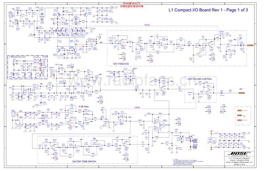 Bose-L1-cs-sch维修电路原理图.pdf_第1页
