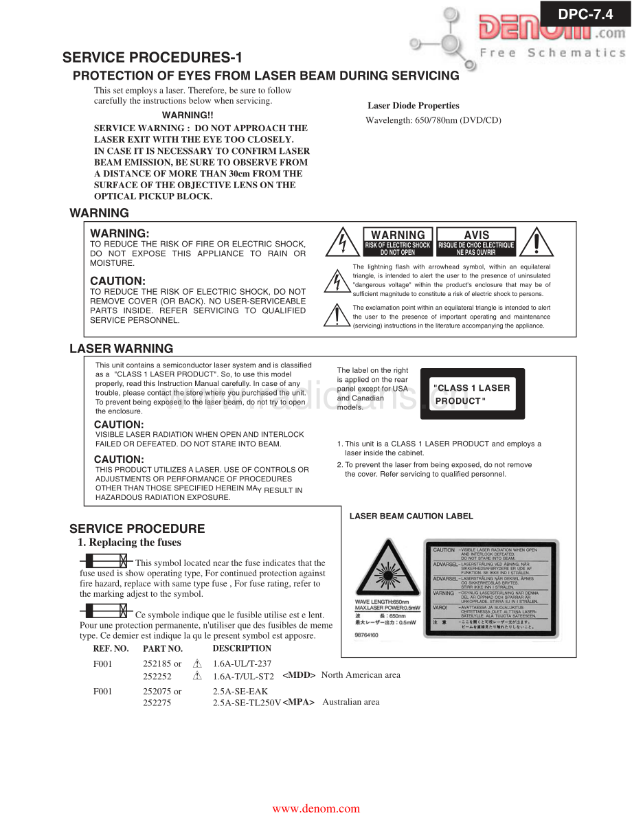 Integra-DPC7_4-cd-sm 维修电路原理图.pdf_第3页