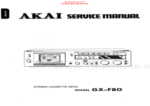Akai-GXF80-tape-sm维修电路原理图.pdf
