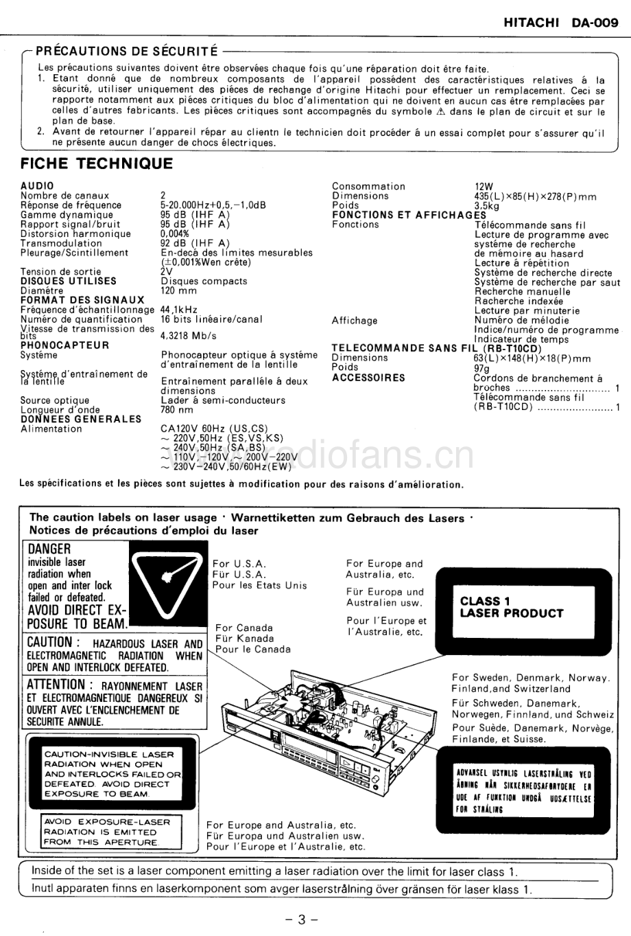 Hitachi-DA009-cd-sm 维修电路原理图.pdf_第3页
