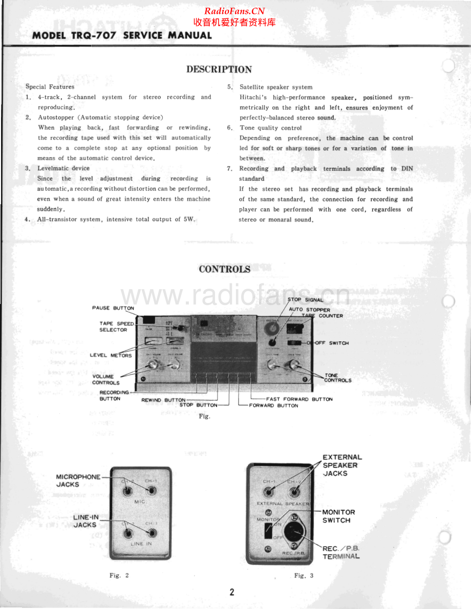 Hitachi-TRQ707-tape-sm 维修电路原理图.pdf_第2页