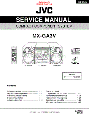 JVC-MXGA3V-cs-sm 维修电路原理图.pdf