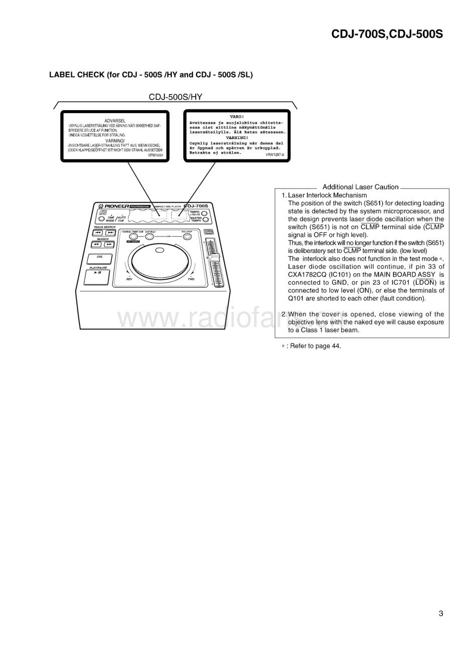 Pioneer-CDJ700S-cd-sm 维修电路原理图.pdf_第3页