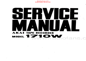 Akai-1710W-tape-sm维修电路原理图.pdf