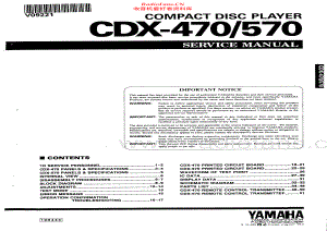 Yamaha-CDX470-cd-sm 维修电路原理图.pdf