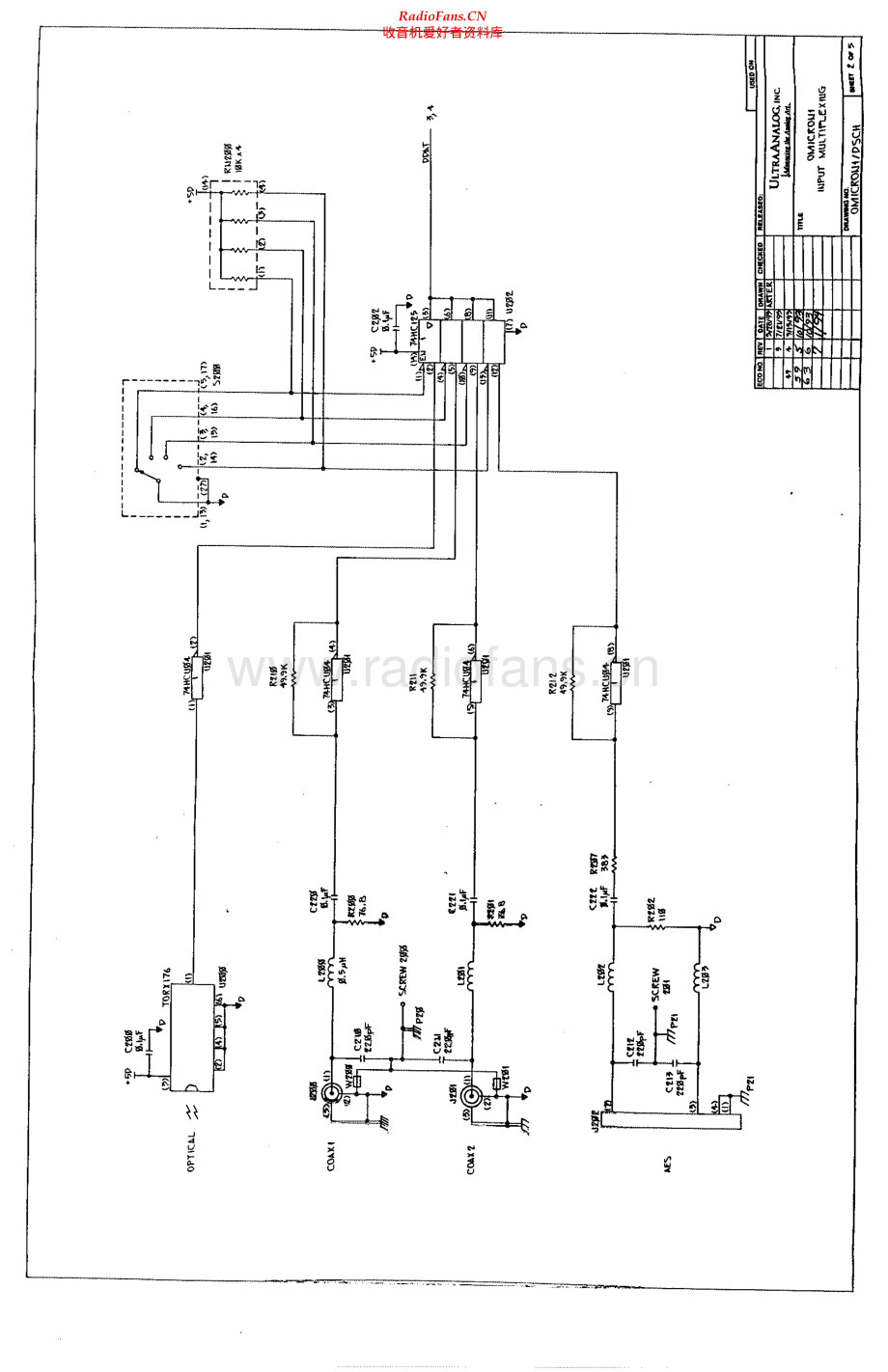 Adcom-GDA600-dac-sch维修电路原理图.pdf_第2页