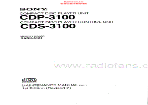 Sony-CDS3100-cd-mm 维修电路原理图.pdf