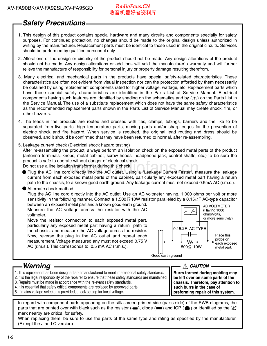 JVC-XVFA92SL-cd-sm 维修电路原理图.pdf_第2页