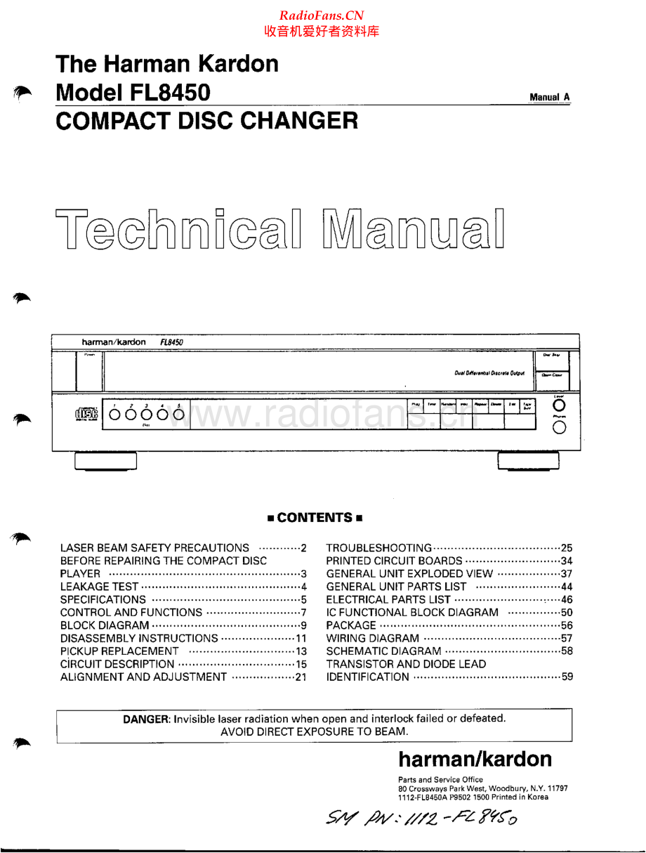HarmanKardon-FL8450-cd-sm维修电路原理图.pdf_第1页