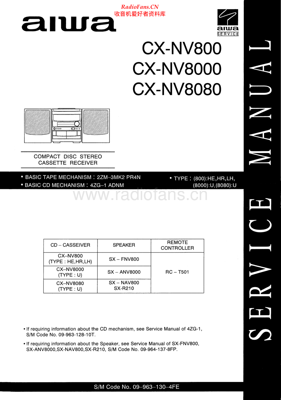 Aiwa-CXNV8080-cs-sm维修电路原理图.pdf_第1页
