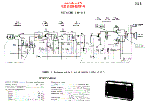Hitachi-TH648-pr-sch 维修电路原理图.pdf