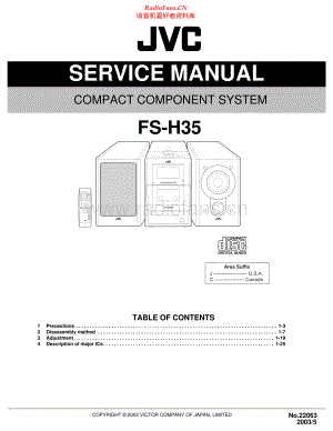 JVC-FSH35-cs-sm 维修电路原理图.pdf