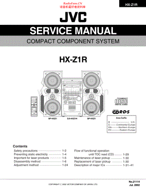 JVC-HXZ1R-cs-sm 维修电路原理图.pdf