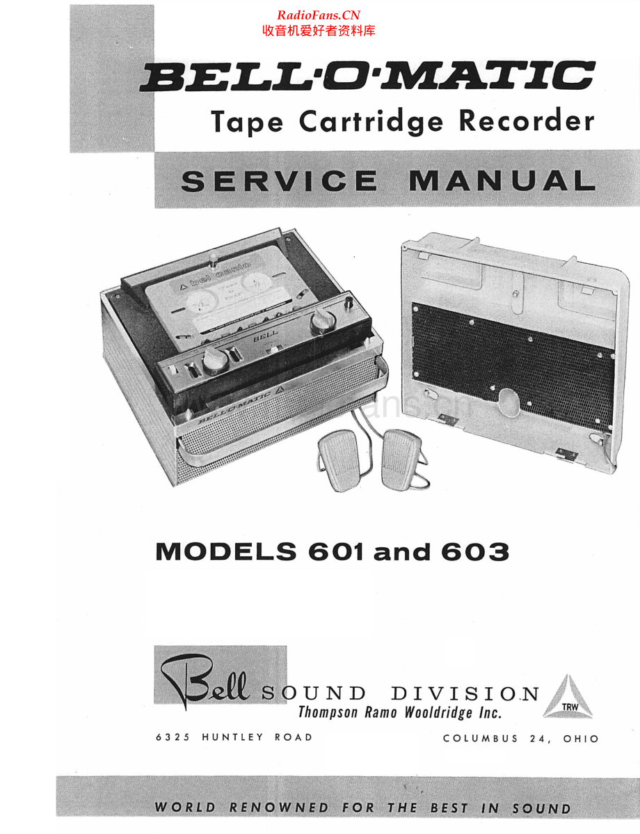 BellSound-603-tape-sm维修电路原理图.pdf_第1页