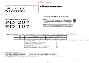 Pioneer-PD207-cd-sm 维修电路原理图.pdf