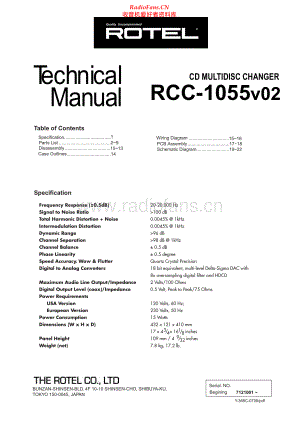 Rotel-RCC1055_v02-cd-sm 维修电路原理图.pdf