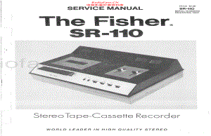 Fisher-SR110-tape-sm维修电路原理图.pdf