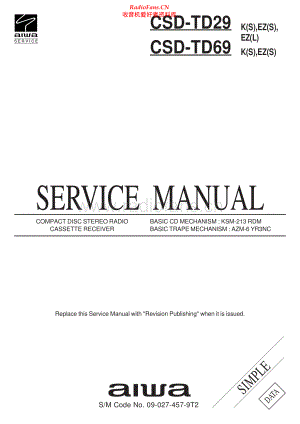 Aiwa-CSDTD29-cs-sm维修电路原理图.pdf
