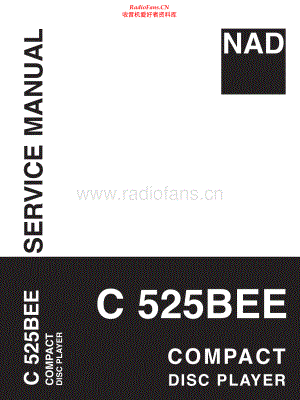 NAD-C525BEE-cd-sm 维修电路原理图.pdf