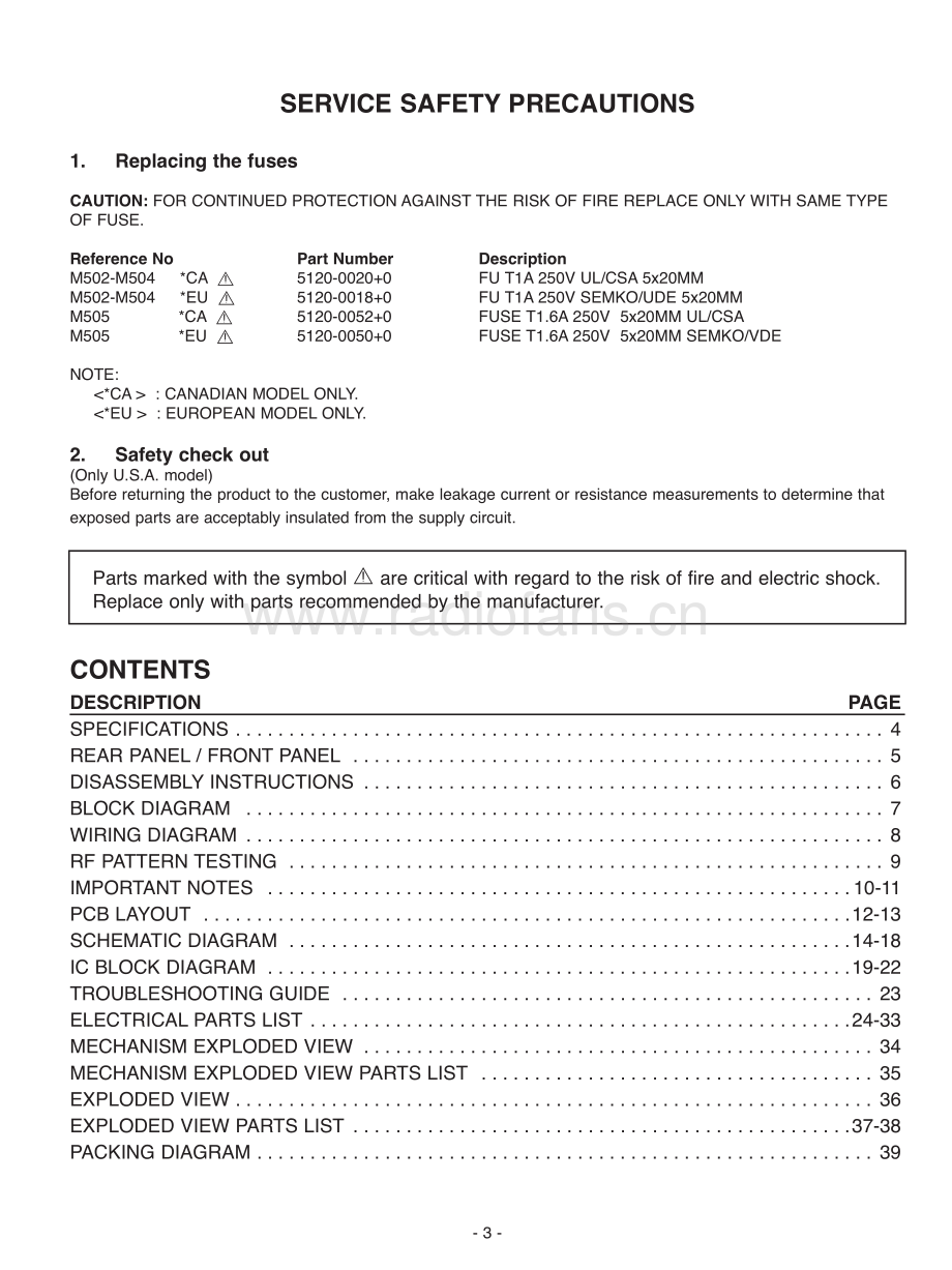 NAD-C525BEE-cd-sm 维修电路原理图.pdf_第3页