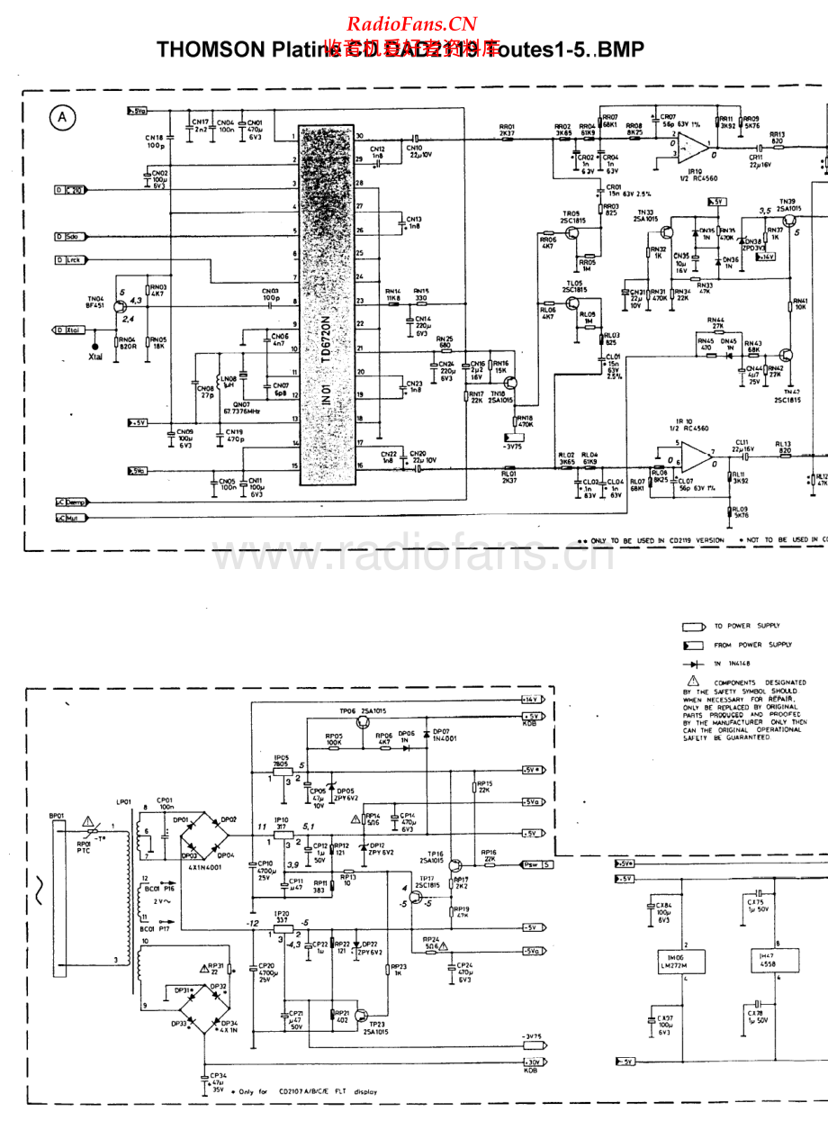 Thomson-CDDAD2119-cd-sch 维修电路原理图.pdf_第1页