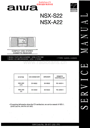 Aiwa-NSXS22-cs-sch维修电路原理图.pdf