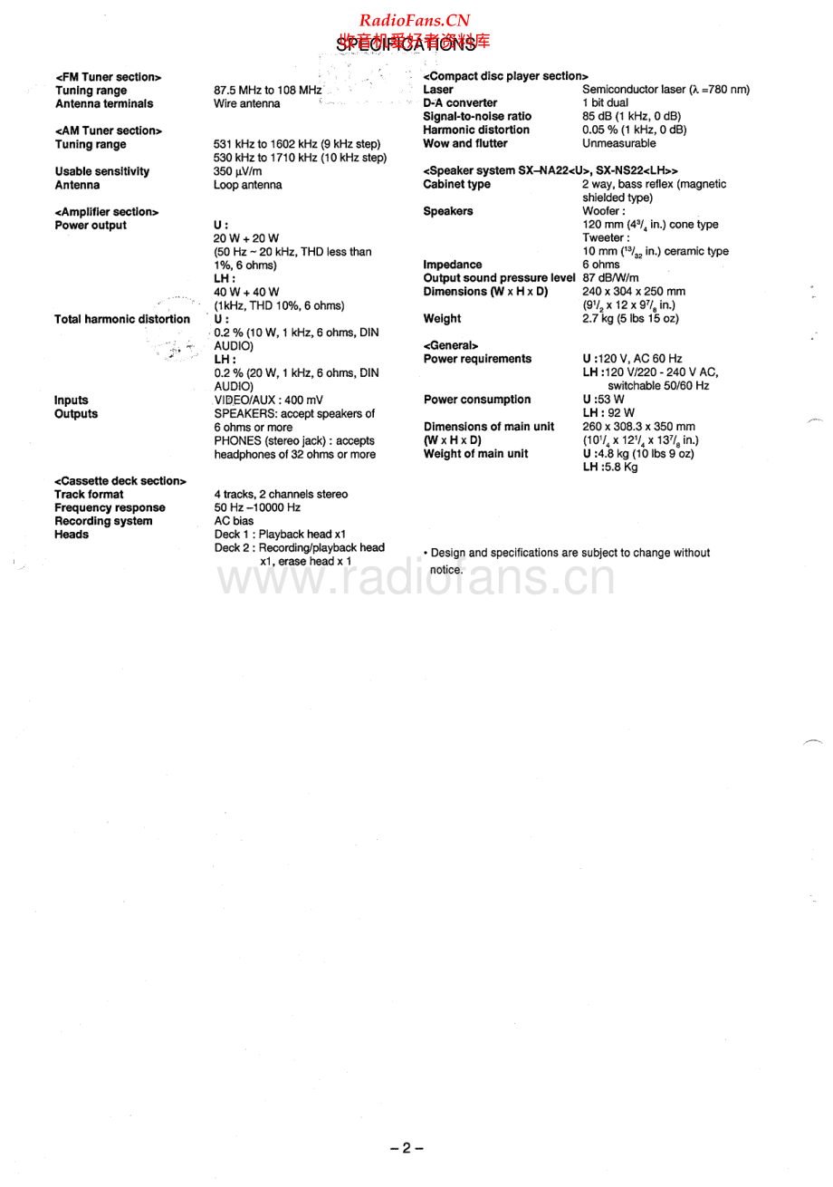 Aiwa-NSXS22-cs-sch维修电路原理图.pdf_第2页