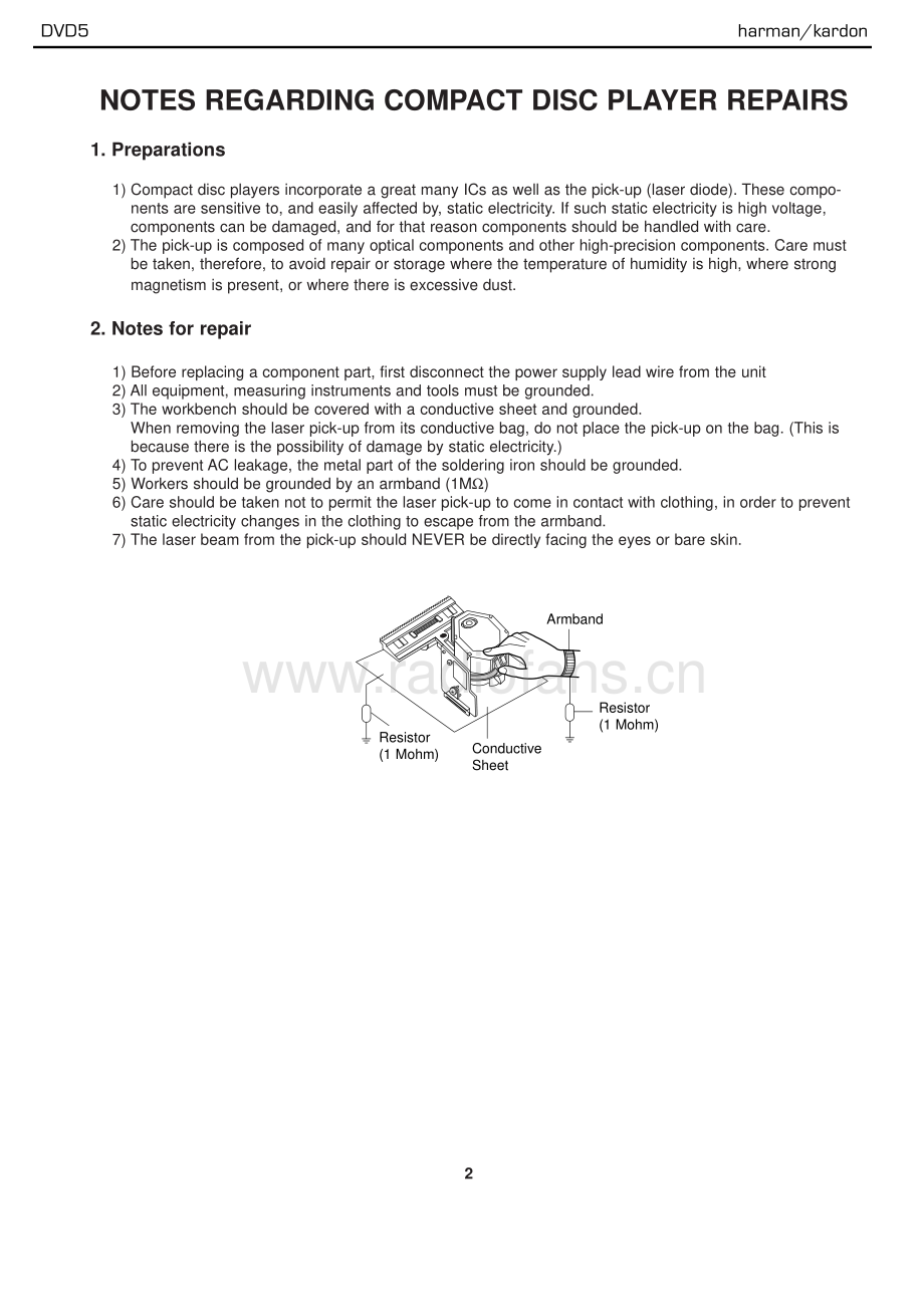 HarmanKardon-DVD5-cd-sm维修电路原理图.pdf_第3页