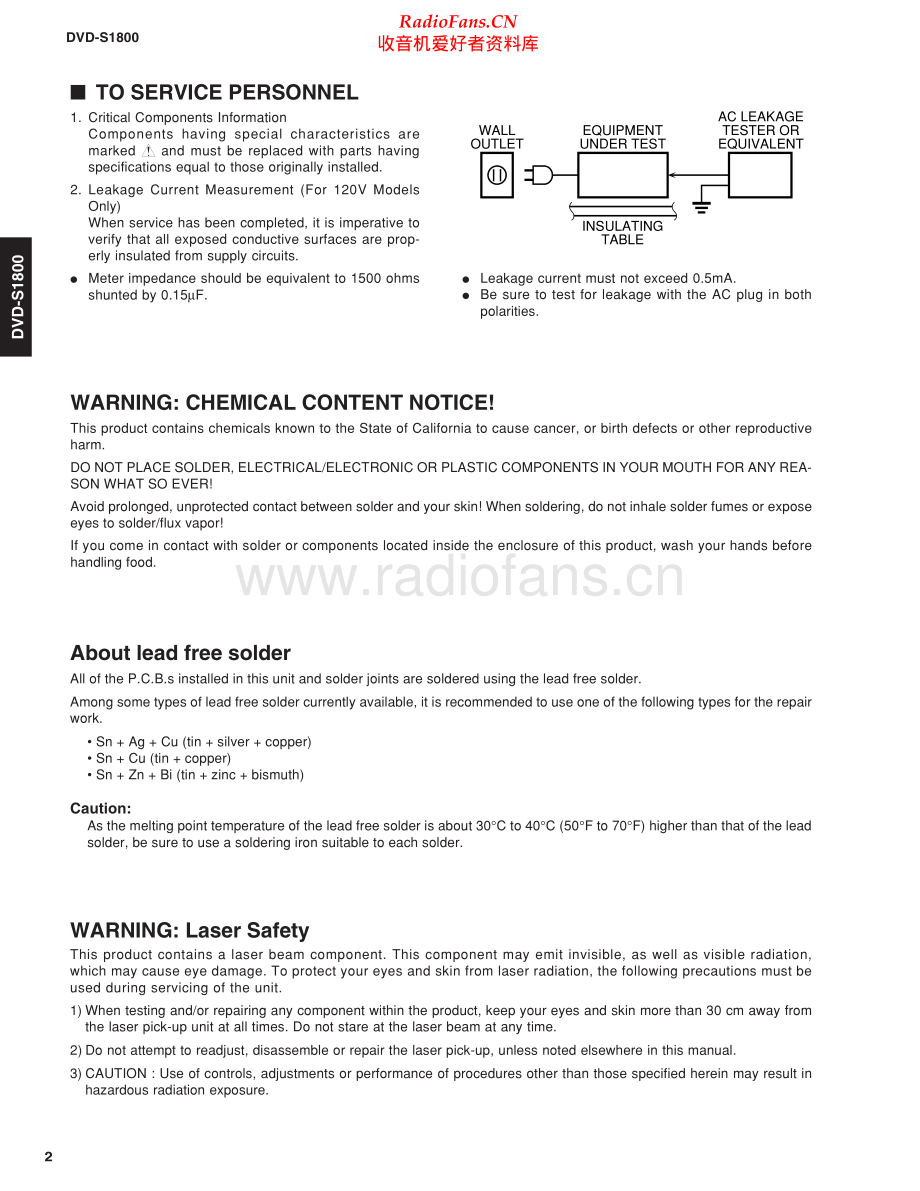 Yamaha-DVDS1800-dvd-sm 维修电路原理图.pdf_第2页