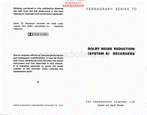 Ferguson-Ferrograph7D-tape-dnr维修电路原理图.pdf