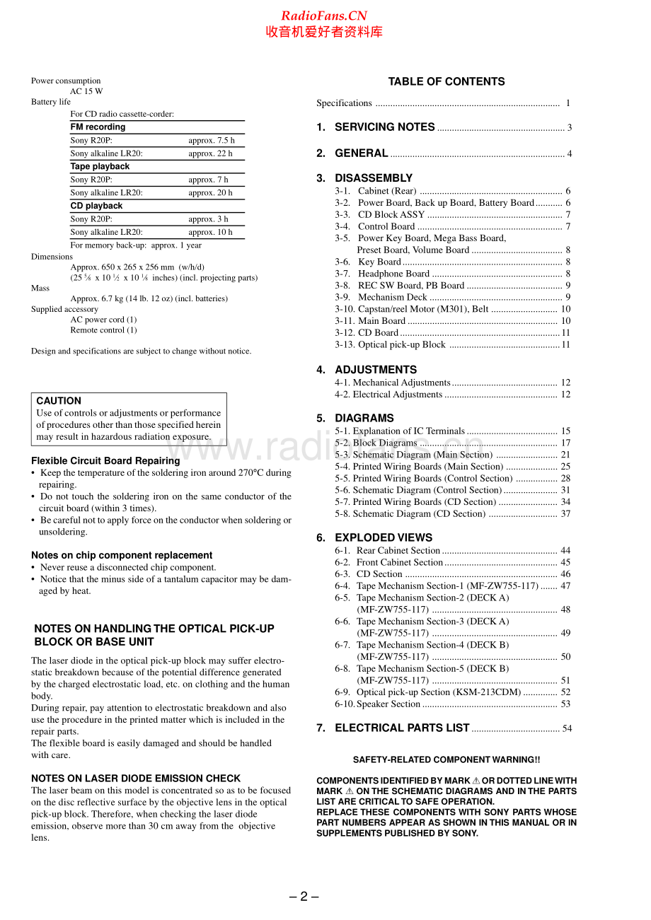 Sony-CDFZW755-cs-sm 维修电路原理图.pdf_第2页