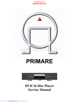 Primare-DVD26-cd-sm 维修电路原理图.pdf