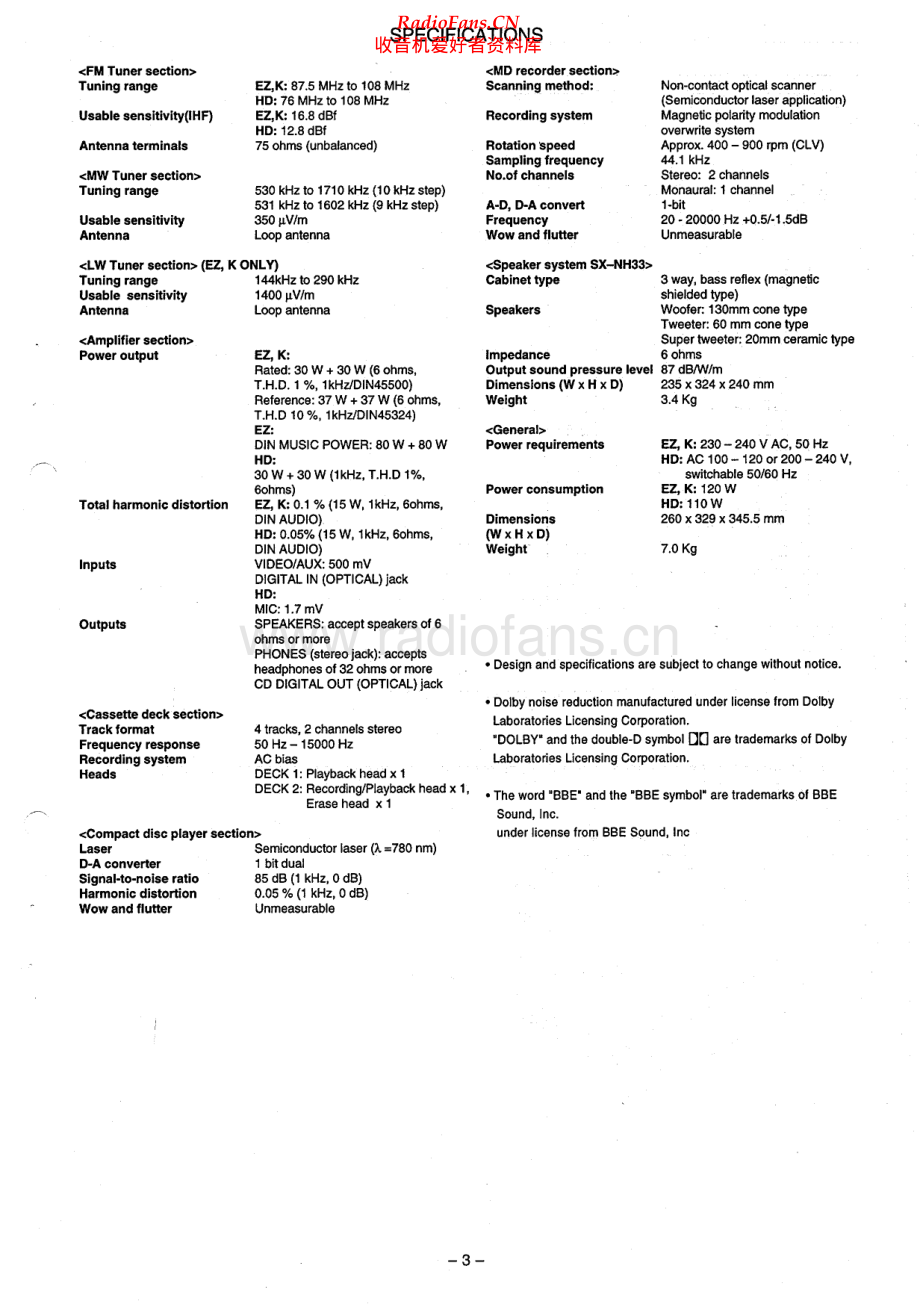 Aiwa-XRH33MD-cs-sm维修电路原理图.pdf_第3页