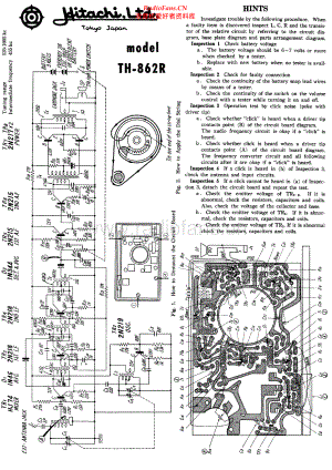 Hitachi-TH862R-pr-sch2 维修电路原理图.pdf
