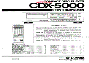 Yamaha-CDX5000-cd-sm 维修电路原理图.pdf