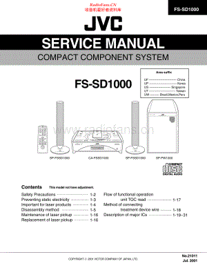 JVC-FSSD1000-cs-sm 维修电路原理图.pdf