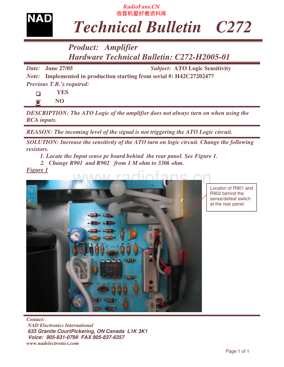NAD-C272-cd-mod1 维修电路原理图.pdf_第1页