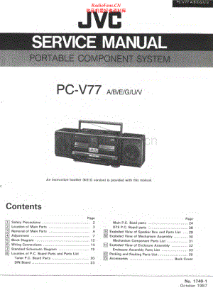 JVC-PCV77-cs-sm 维修电路原理图.pdf