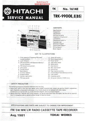 Hitachi-TRK9900E-pr-sm 维修电路原理图.pdf