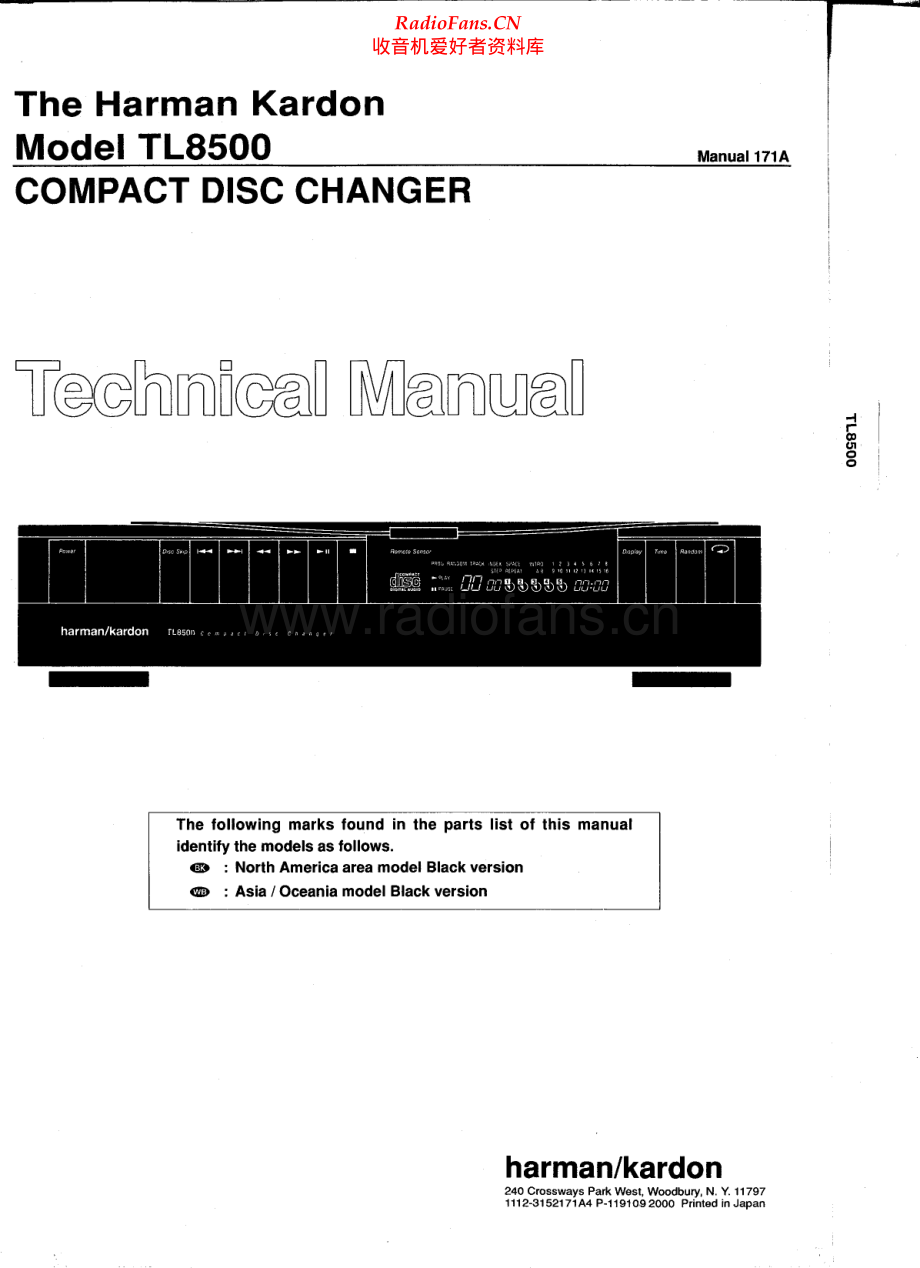 HarmanKardon-TL8500-cd-sm维修电路原理图.pdf_第1页