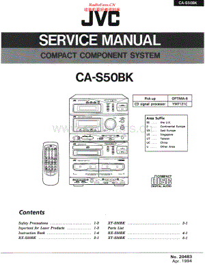 JVC-CAS50BK-cs-sm 维修电路原理图.pdf