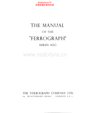 Ferguson-Ferrograph424-tape-sm维修电路原理图.pdf