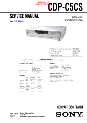 Sony-CDPC5CS-cd-sm 维修电路原理图.pdf