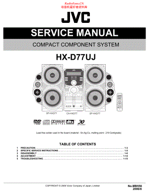 JVC-HXD77UJ-cs-sm 维修电路原理图.pdf