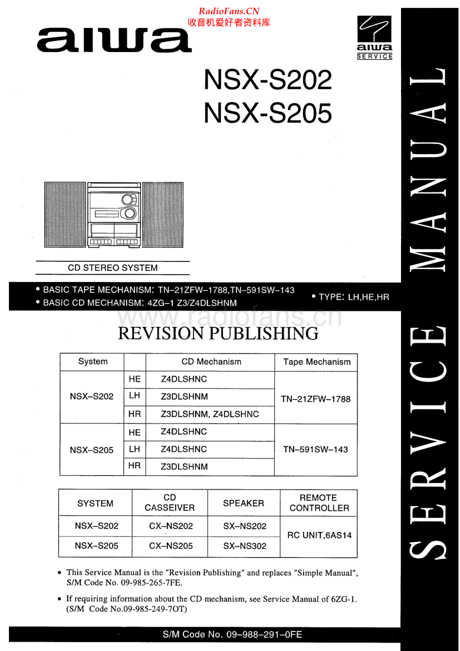 Aiwa-NSXS205-cs-sm维修电路原理图.pdf_第1页