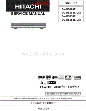 Hitachi-DVDS163-cd-sm 维修电路原理图.pdf